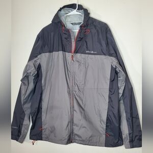 Eddie Bauer Mens Weatheredge Full Zip Jacket Taped Seams Size Extra Large